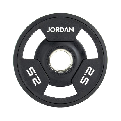 JORDAN 5kg Urethane Tri Grip Olympic Plate - AresFit