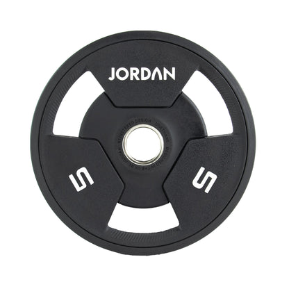 JORDAN 10kg Urethane Tri Grip Olympic Plate - AresFit