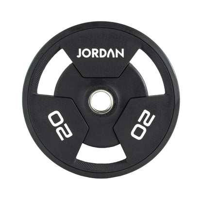 JORDAN 5kg Urethane Tri Grip Olympic Plate - AresFit