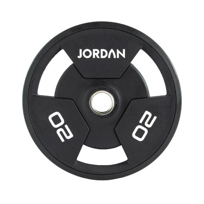 JORDAN 20kg Urethane Tri Grip Olympic Plate - main product view