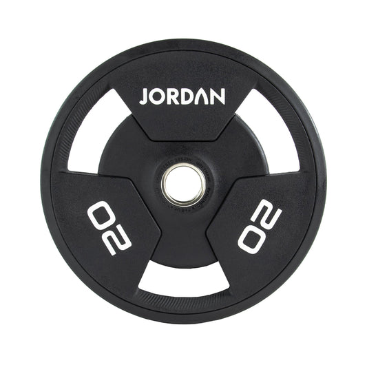 JORDAN 20kg Urethane Tri Grip Olympic Plate - main product view