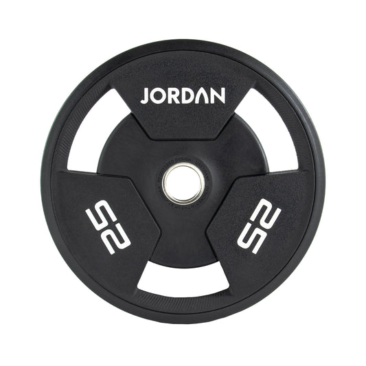 JORDAN 25kg Urethane Tri Grip Olympic Plate - main product view