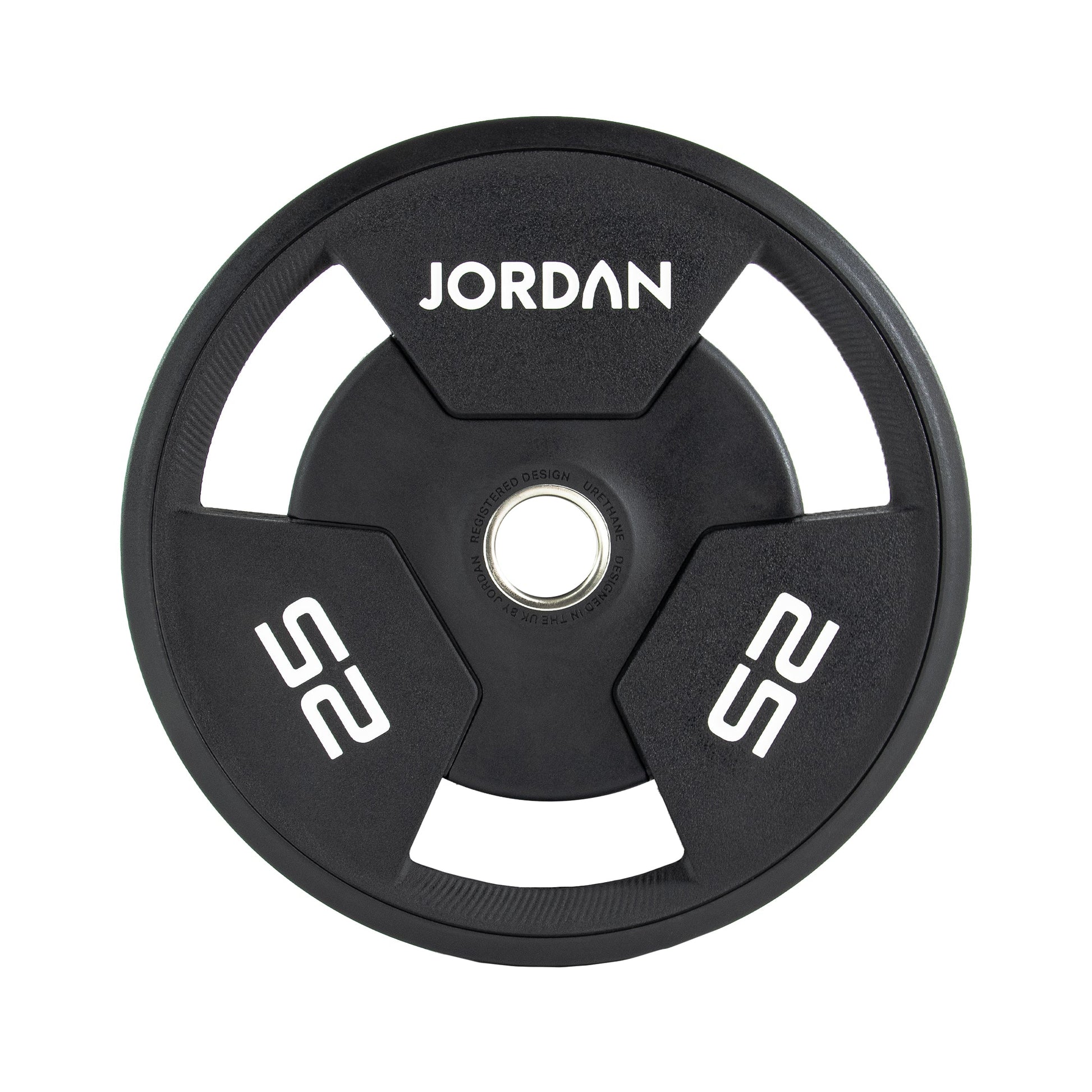 JORDAN 10kg Urethane Tri Grip Olympic Plate - AresFit