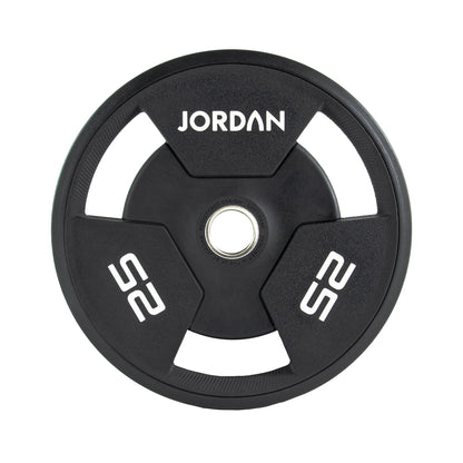 JORDAN 10kg Urethane Tri Grip Olympic Plate - AresFit