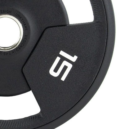 JORDAN 10kg Urethane Tri Grip Olympic Plate - AresFit