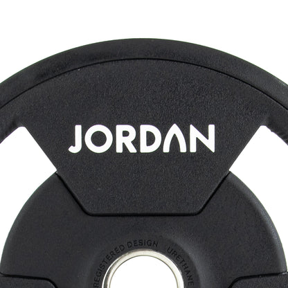JORDAN 5kg Urethane Tri Grip Olympic Plate - AresFit