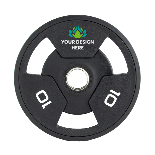 JORDAN Custom 400kg Urethane Tri Grip Olympic Plate Set - main product view