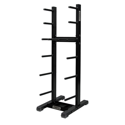 JORDAN Studio Barbell Rack 12 Sets - Black - main product view