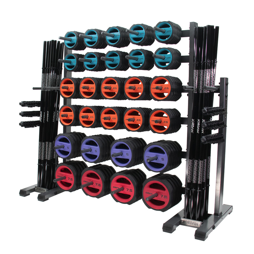 JORDAN Studio Barbell Rack 30 Sets - Black;JORDAN Studio Barbell Rack 30 Sets - Black;JORDAN Studio Barbell Rack 30 Sets - Black