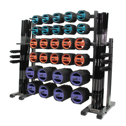 JORDAN Studio Barbell Rack 30 Sets - Grey - view 4