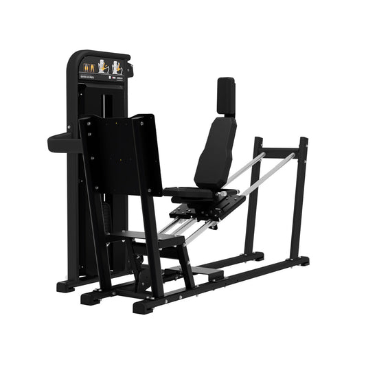 JORDAN Seated Leg Press - 150kg Weight Stack - Black - main product view