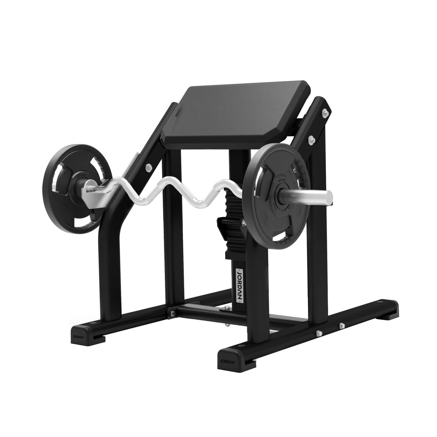 JORDAN Seated Preacher Curl Bench - Black