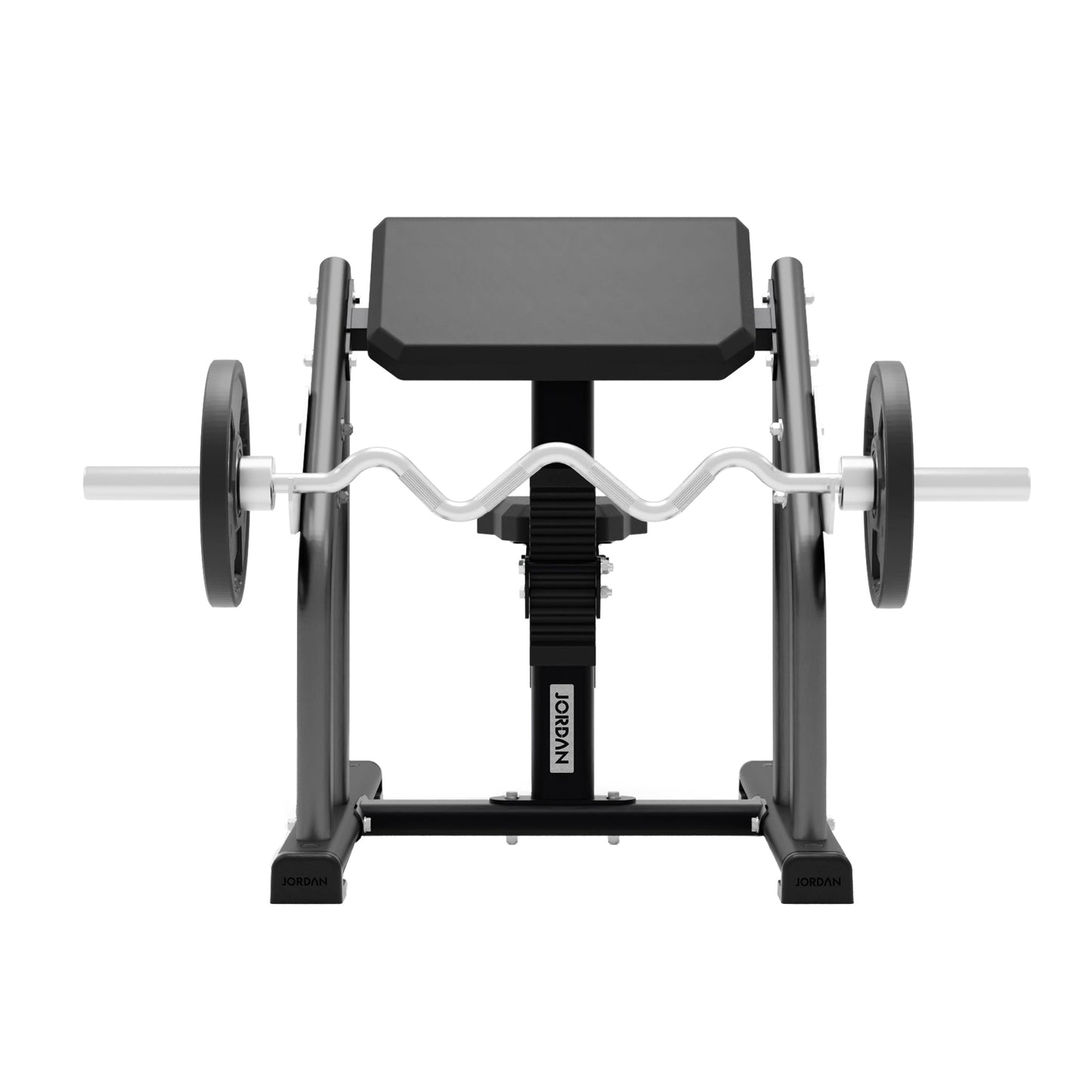 JORDAN Seated Preacher Curl Bench - Black
