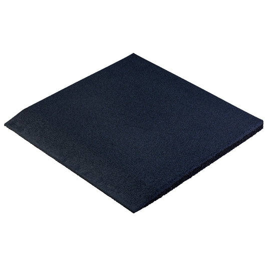 JORDAN Activ Square - Gym Flooring - Black Ramp Edge 50cm x 50cm x 15mm - main product view