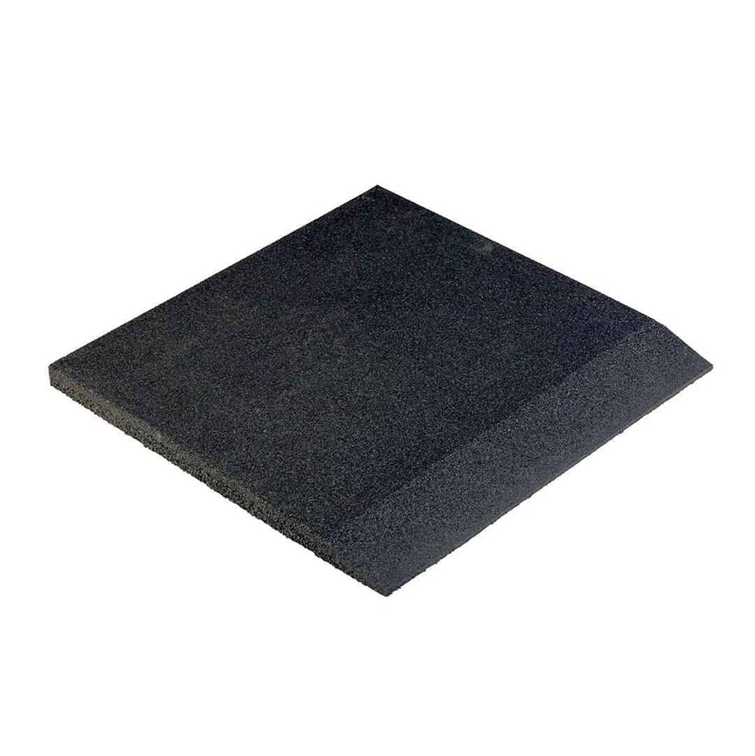 JORDAN Activ Square - Gym Flooring - Black Internal Corner 50cm x 50cm x 15mm