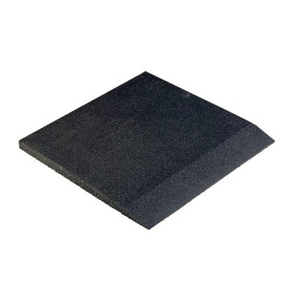 JORDAN Activ Square - Gym Flooring - Black Ramp Edge 50cm x 50cm x 30mm - main product view