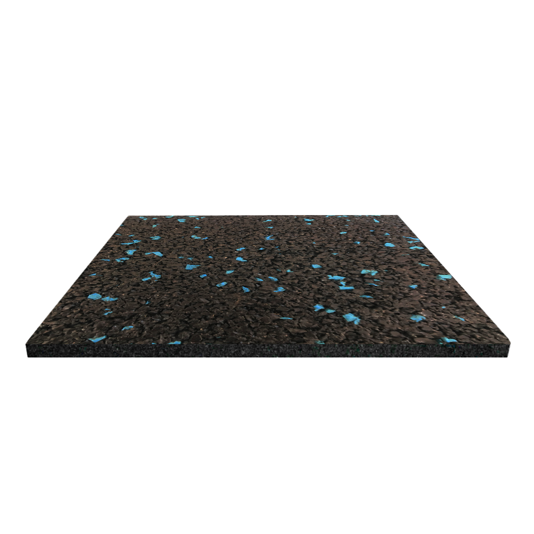 JORDAN Activ Square - Gym Flooring - Black Edge with grey fleck 50cm x 50cm x 15mm