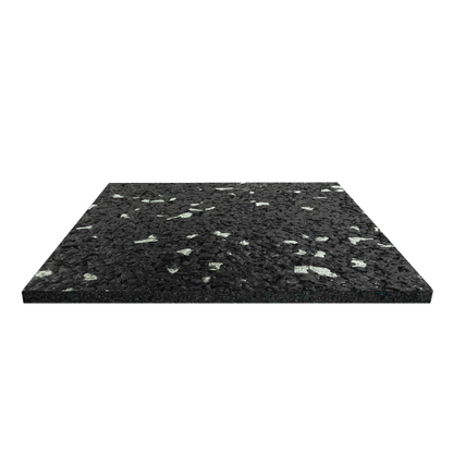 JORDAN Activ Square - Gym Flooring - Black Edge with grey fleck 50cm x 50cm x 15mm