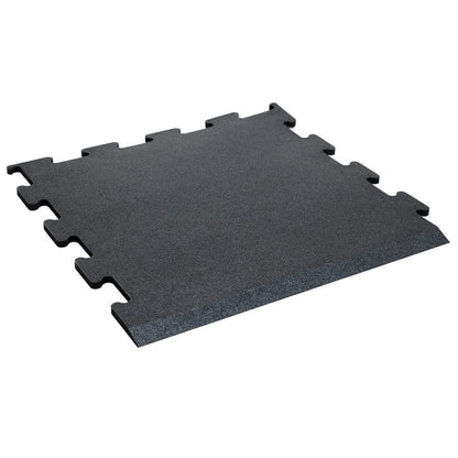 JORDAN Activ Puzzle -  Interlocking Gym Flooring - Black Edge Tile 100cm x 100cm x 15mm