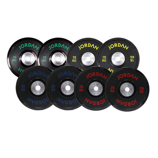 JORDAN 140kg Urethane Competition Plate Set - 2x10kg, 2x15kg, 2x20kg, 2x25kg - main product view