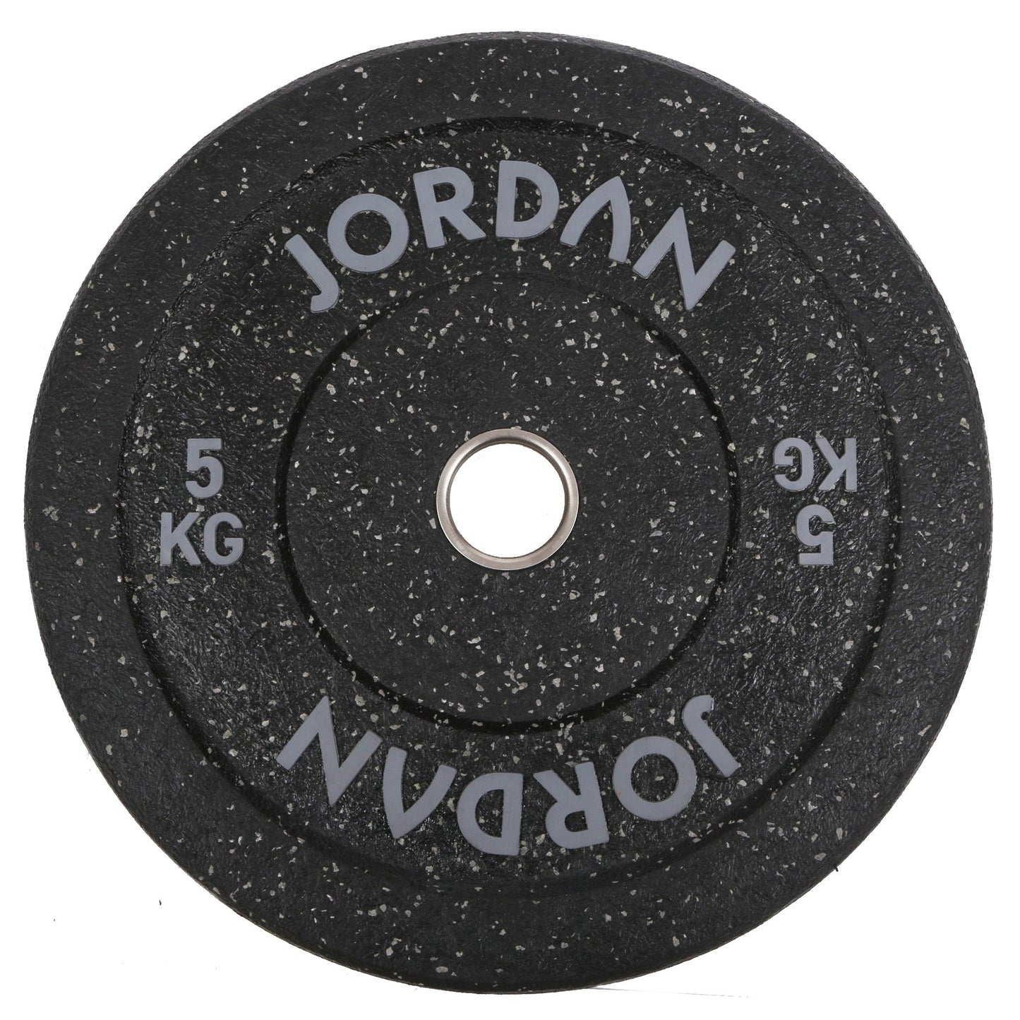 JORDAN HG Fleck Coloured Rubber Bumper Plate 20kg - Blue - AresFit