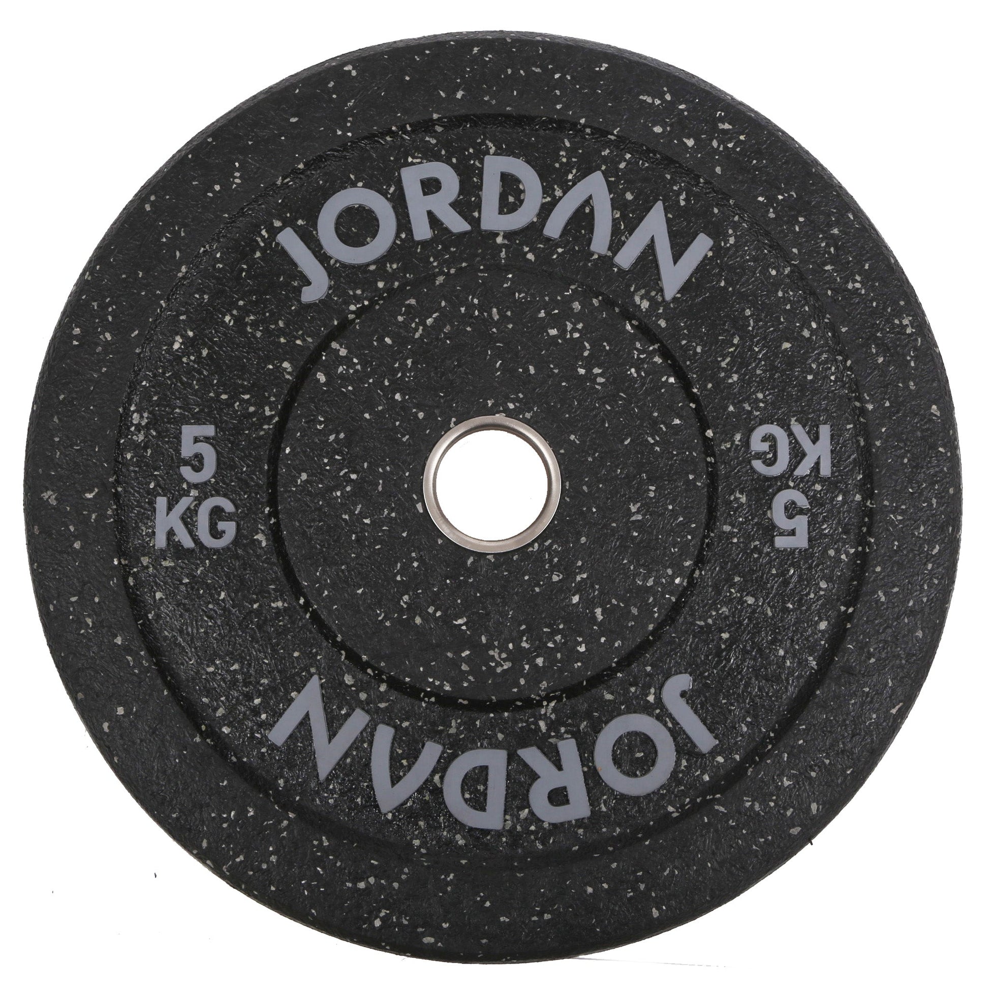 JORDAN HG Fleck Coloured Rubber Bumper Plate 20kg - Blue - AresFit