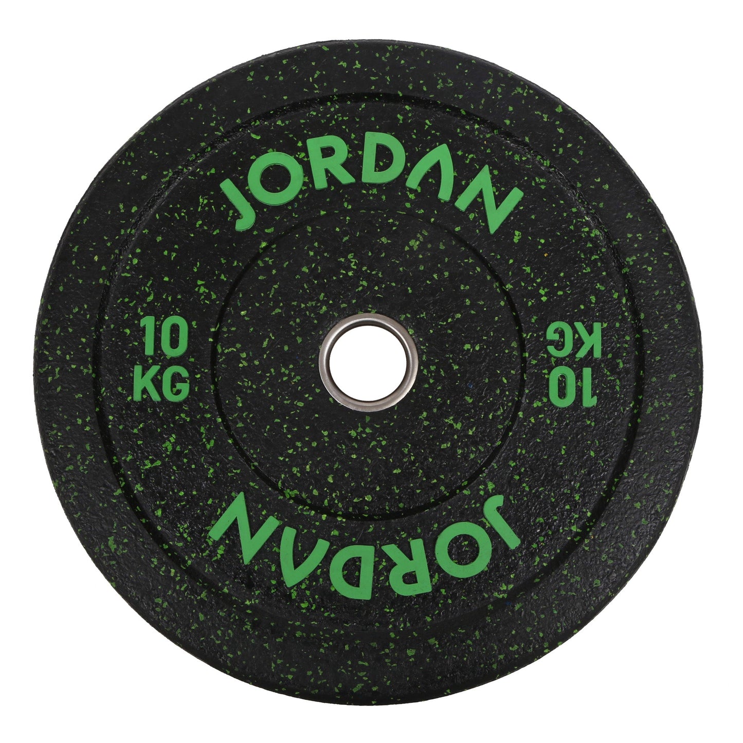 JORDAN HG Fleck Coloured Rubber Bumper Plate 5kg - Grey - AresFit