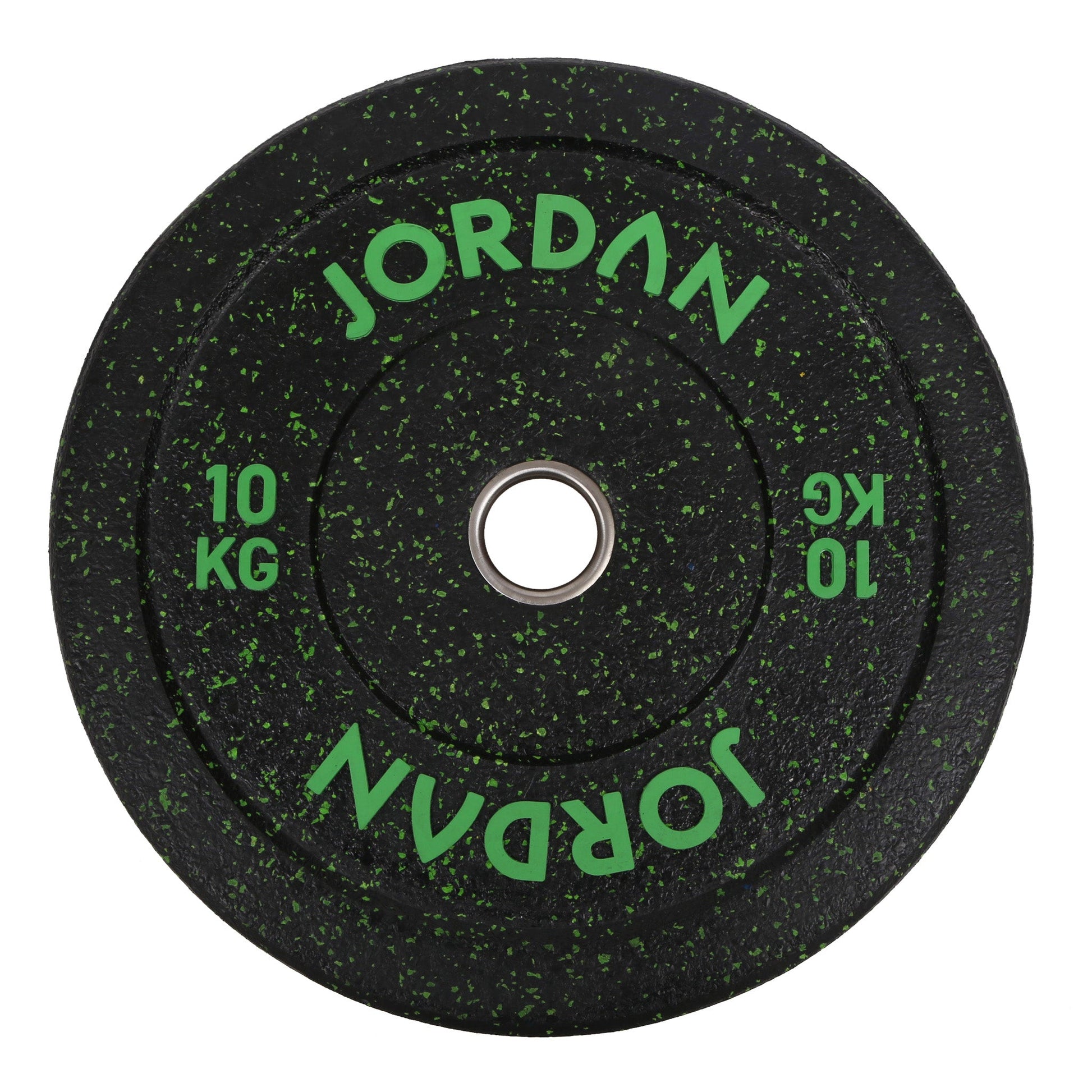 JORDAN HG Fleck Coloured Rubber Bumper Plate 20kg - Blue - AresFit