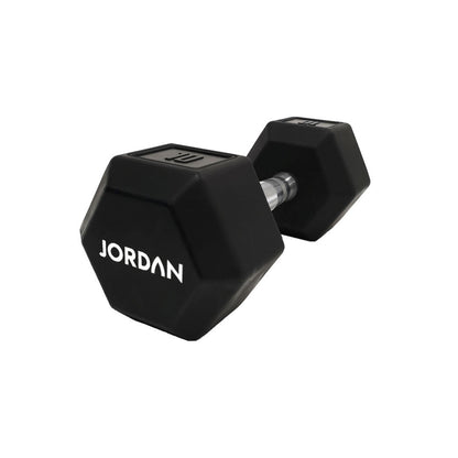 Urethane Hex Dumbbell Jordan Fitness;Jordan Fitness Urethane Hex Dumbbell 10kg;Urethane Hex Dumbbell Jordan Fitness 10kg;Jordan Fitness Urethane Hex Dumbbell 10kg