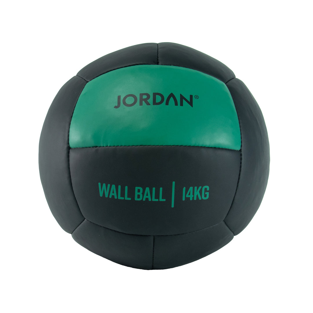JORDAN 14kg Wall Ball - Oversize Medicine Ball (Green) - main product view