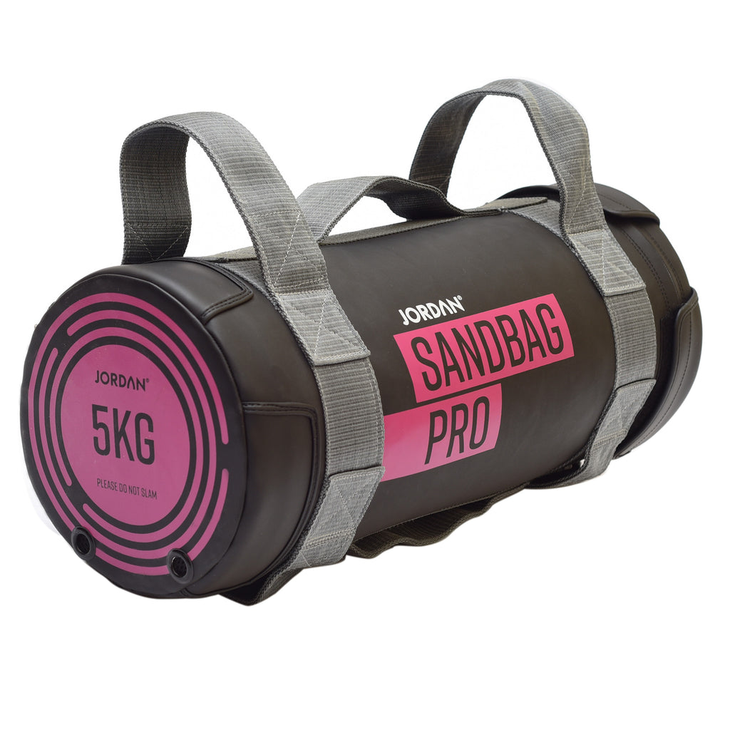 Jordan Fitness Sandbag Pro 5kg (Pink);Jordan Fitness Sandbag Pro 7.5kg (Blue);Jordan Fitness Sandbag Pro 10kg (Yellow);Jordan Fitness Sandbag Pro 15kg (Teal);Jordan Fitness Sandbag Pro 20kg (Orange);Jordan Fitness Sandbag Pro 25kg (Purple);Jordan Fitness Sandbag Pro 30kg (red);Jordan Fitness Sandbag Pro 35kg (Green)