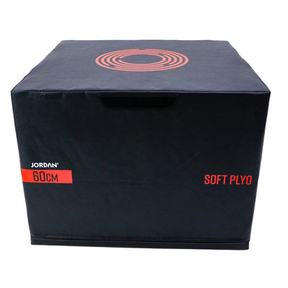 JORDAN 24" Soft Plyo box (light grey/red) - main product view