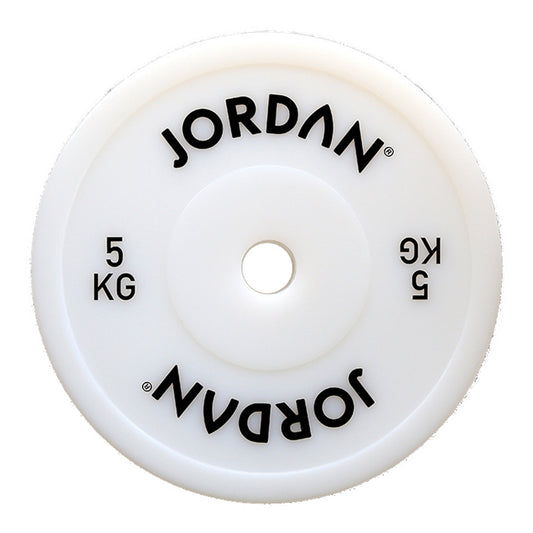 JORDAN 5kg Olympic Hollow Technique Plate - White - AresFit