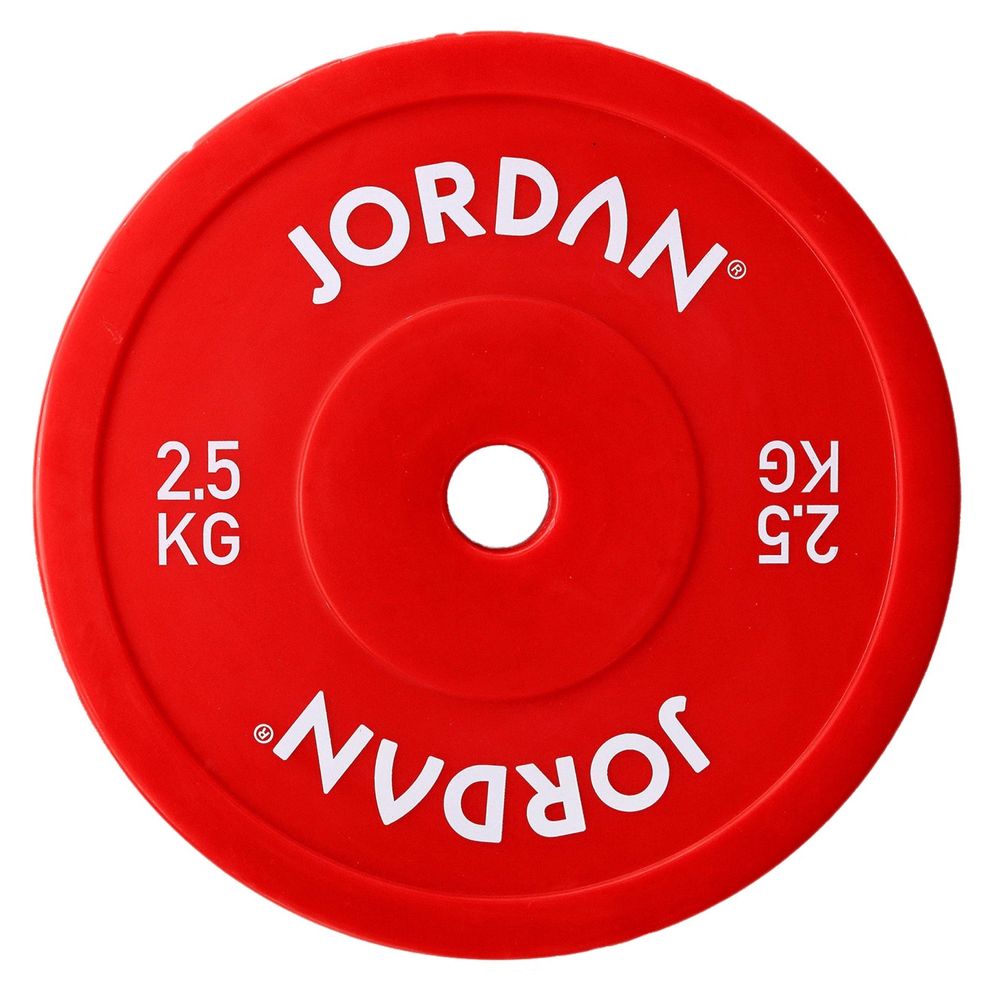 JORDAN 5kg Olympic Hollow Technique Plate - White - AresFit