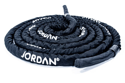 JORDAN 38mm diameter, approx. 30ft/9m Black Battle Rope - main product view