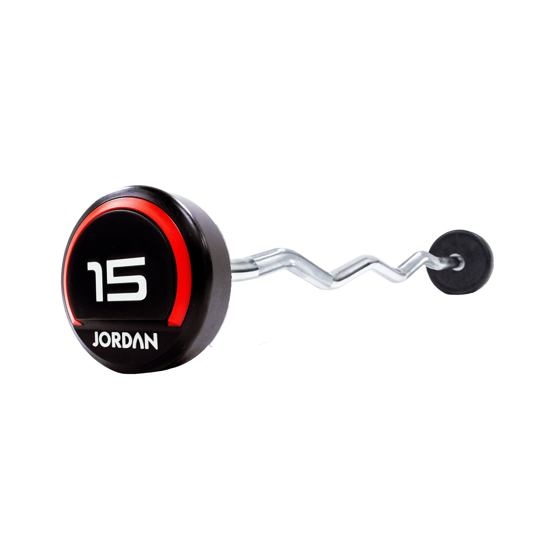 JORDAN 10-45kg Curl Urethane Barbell Set - alternate angle
