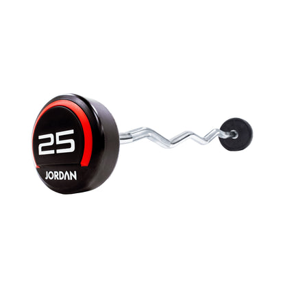 JORDAN 45kg Curl Urethane Barbell