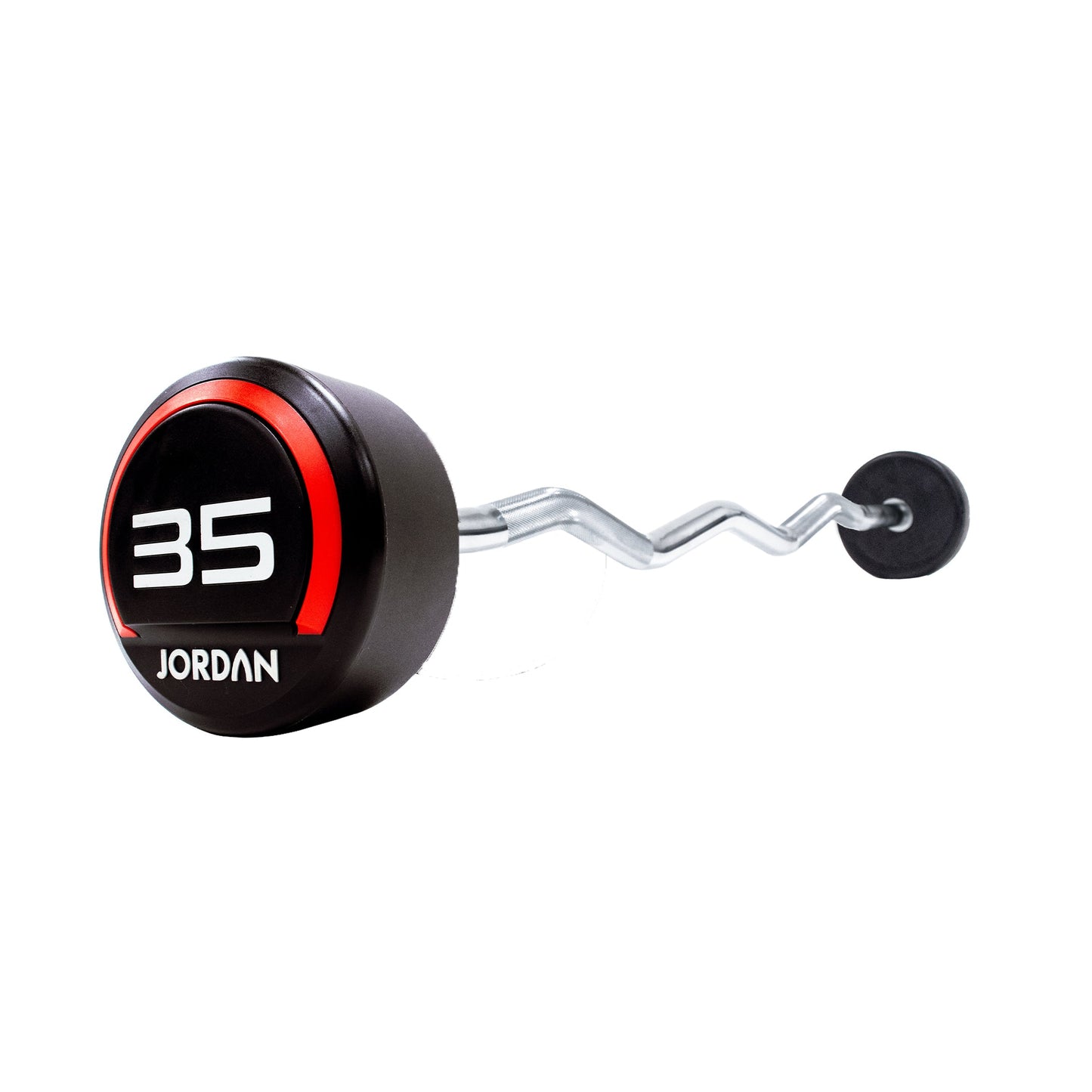 JORDAN 45kg Curl Urethane Barbell