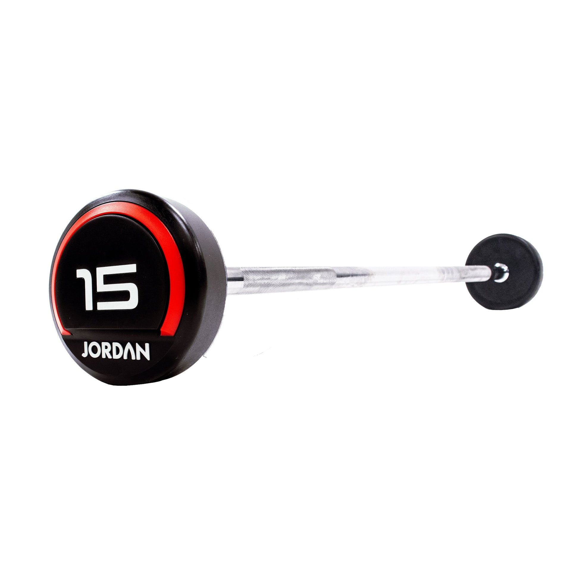 JORDAN 10-45kg Straight Urethane Barbell Set - alternate angle
