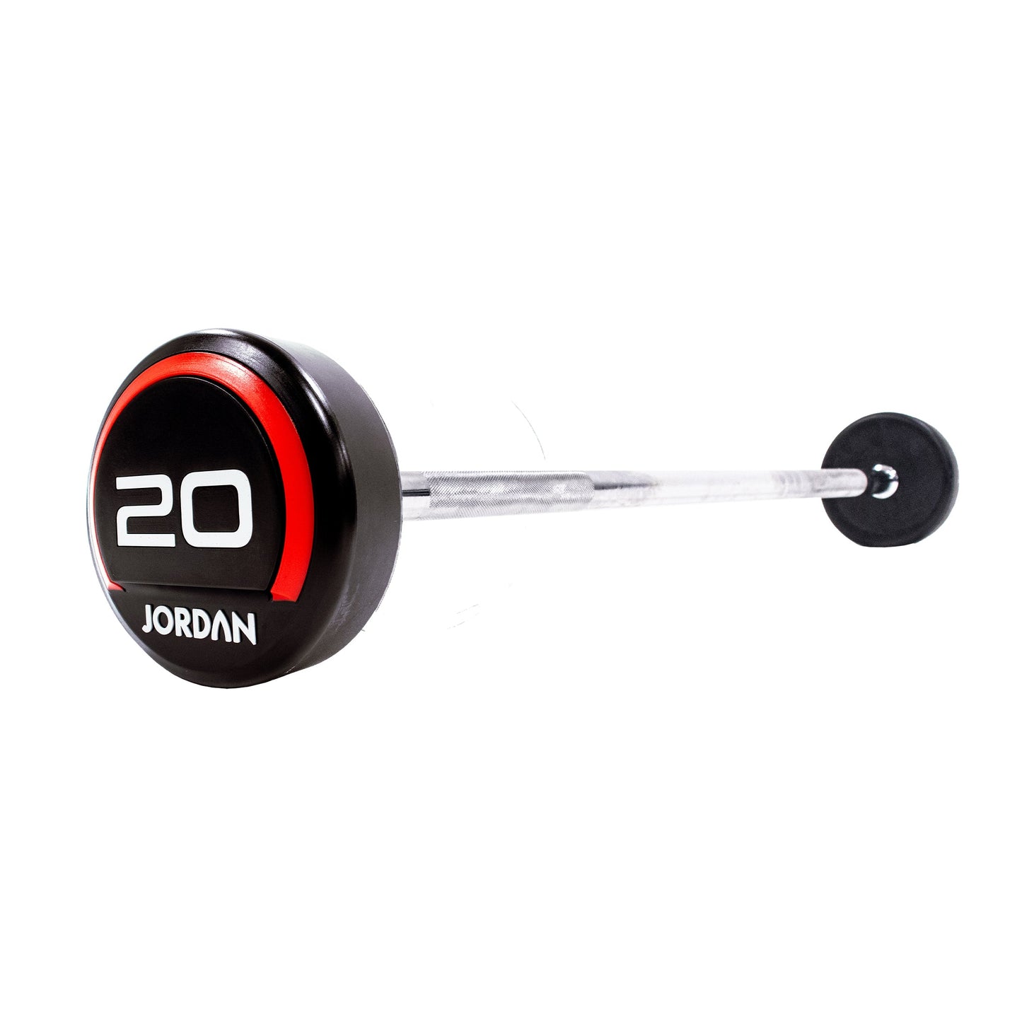 JORDAN 10-45kg Straight Urethane Barbell Set - detail view