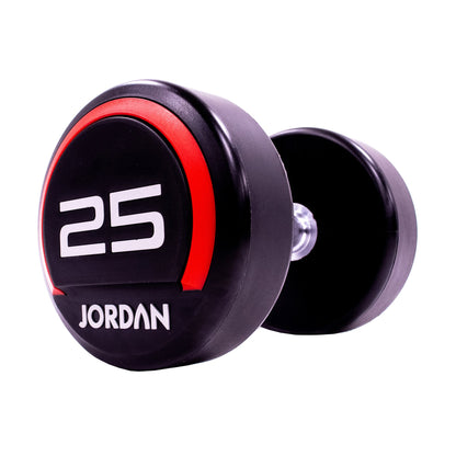JORDAN Premium Urethane Dumbbells - Red