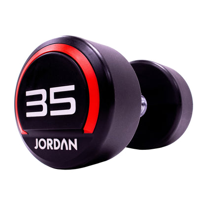 JORDAN Premium Urethane Dumbbells - Red