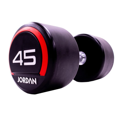 JORDAN Premium Urethane Dumbbells - Red