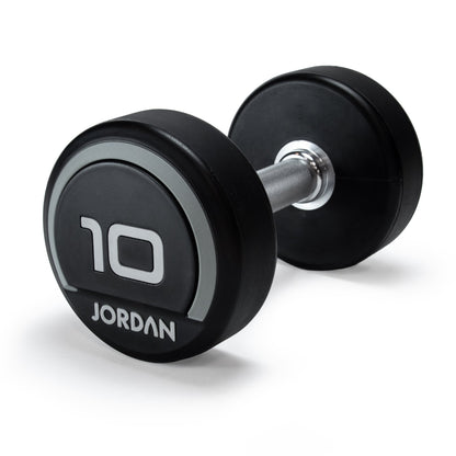 JORDAN Premium Urethane Dumbbells - Grey