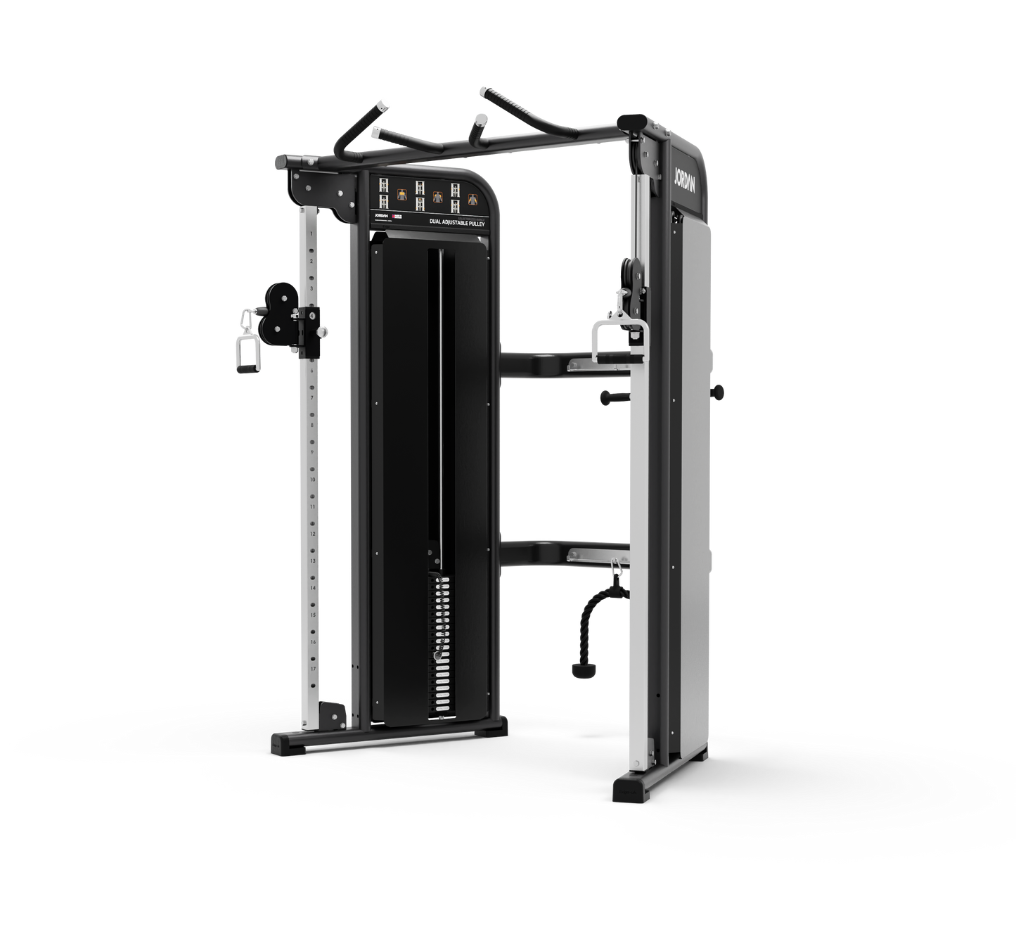 JORDAN Dual Adjustable Pulley - Grey - main product view