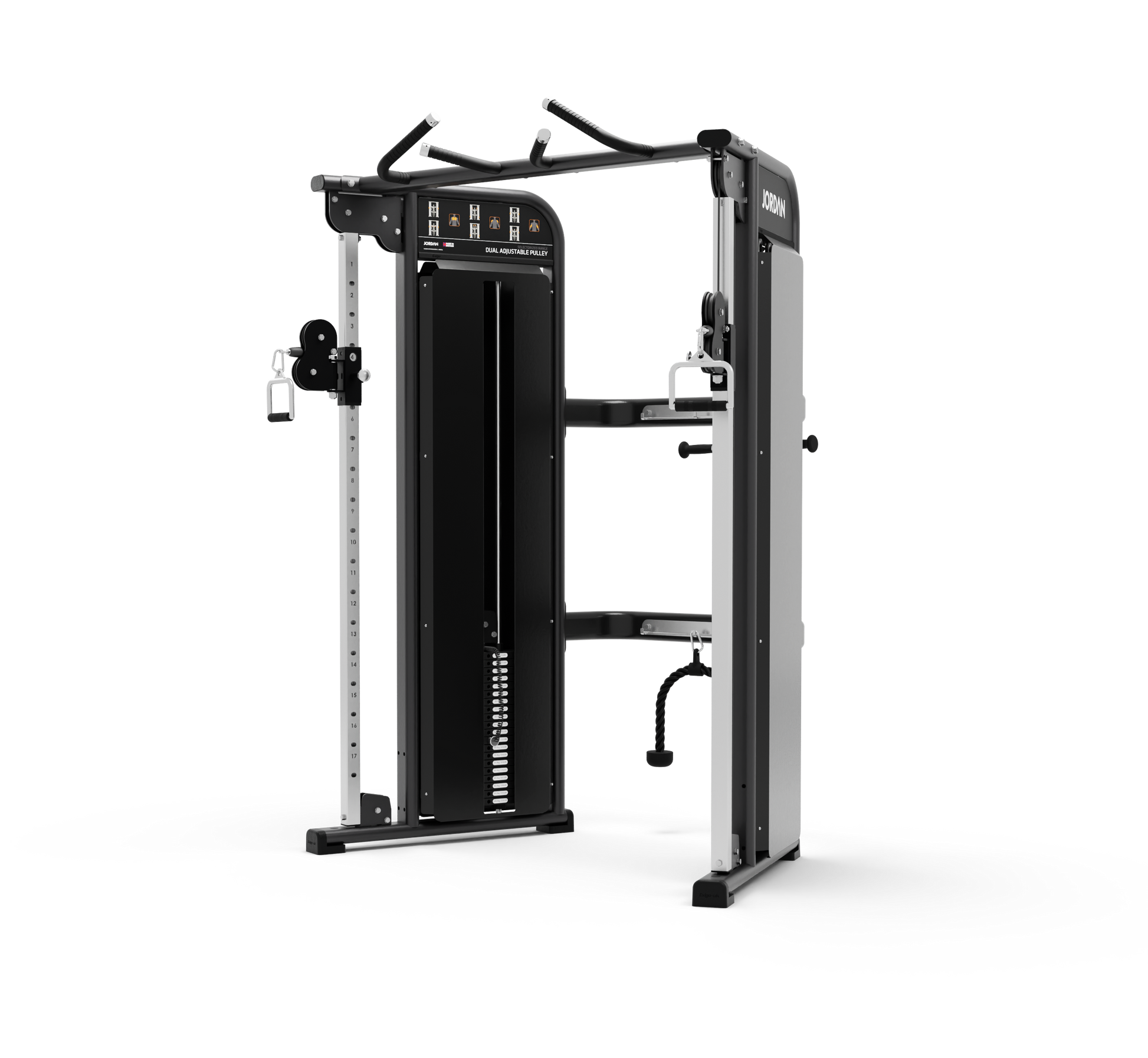 JORDAN Dual Adjustable Pulley - Grey - main product view