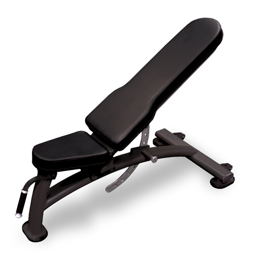 JORDAN Adjustable Incline/Decline Bench (+ 85° to -10°), Grey - main product view
