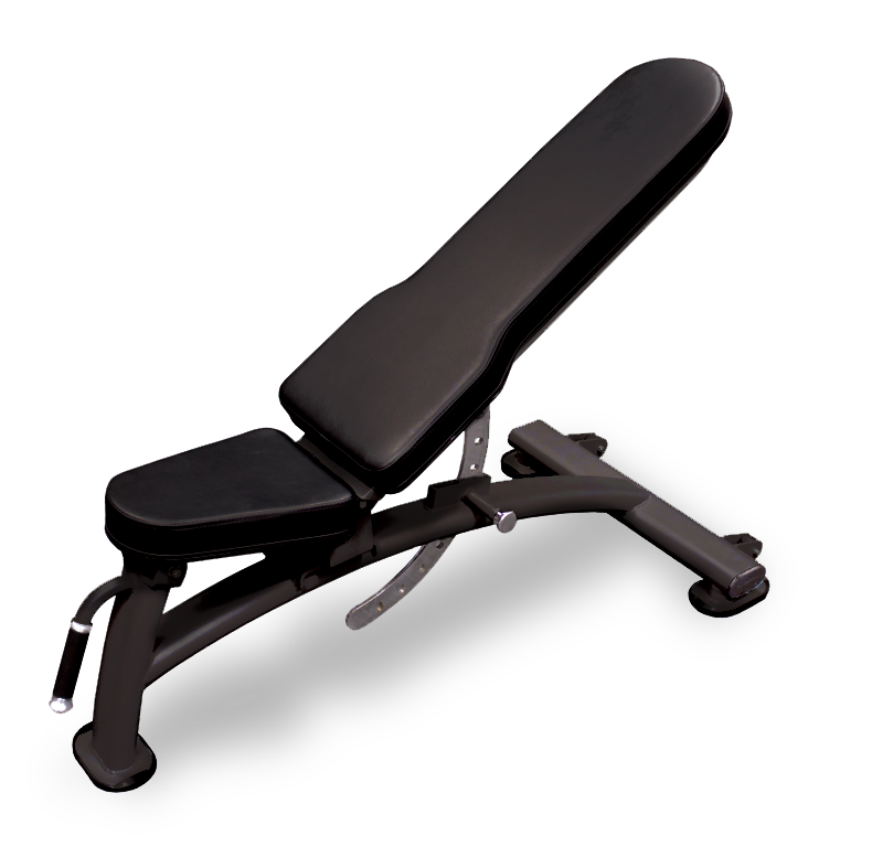 JORDAN Adjustable Incline/Decline Bench (+ 85° to -10°), Black