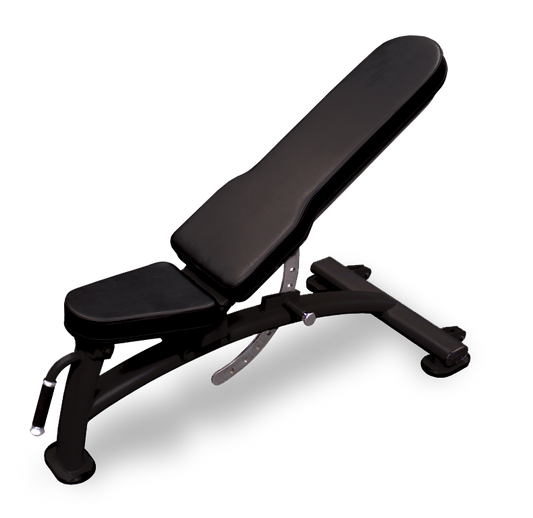 JORDAN Adjustable Incline/Decline Bench (+ 85° to -10°), Black