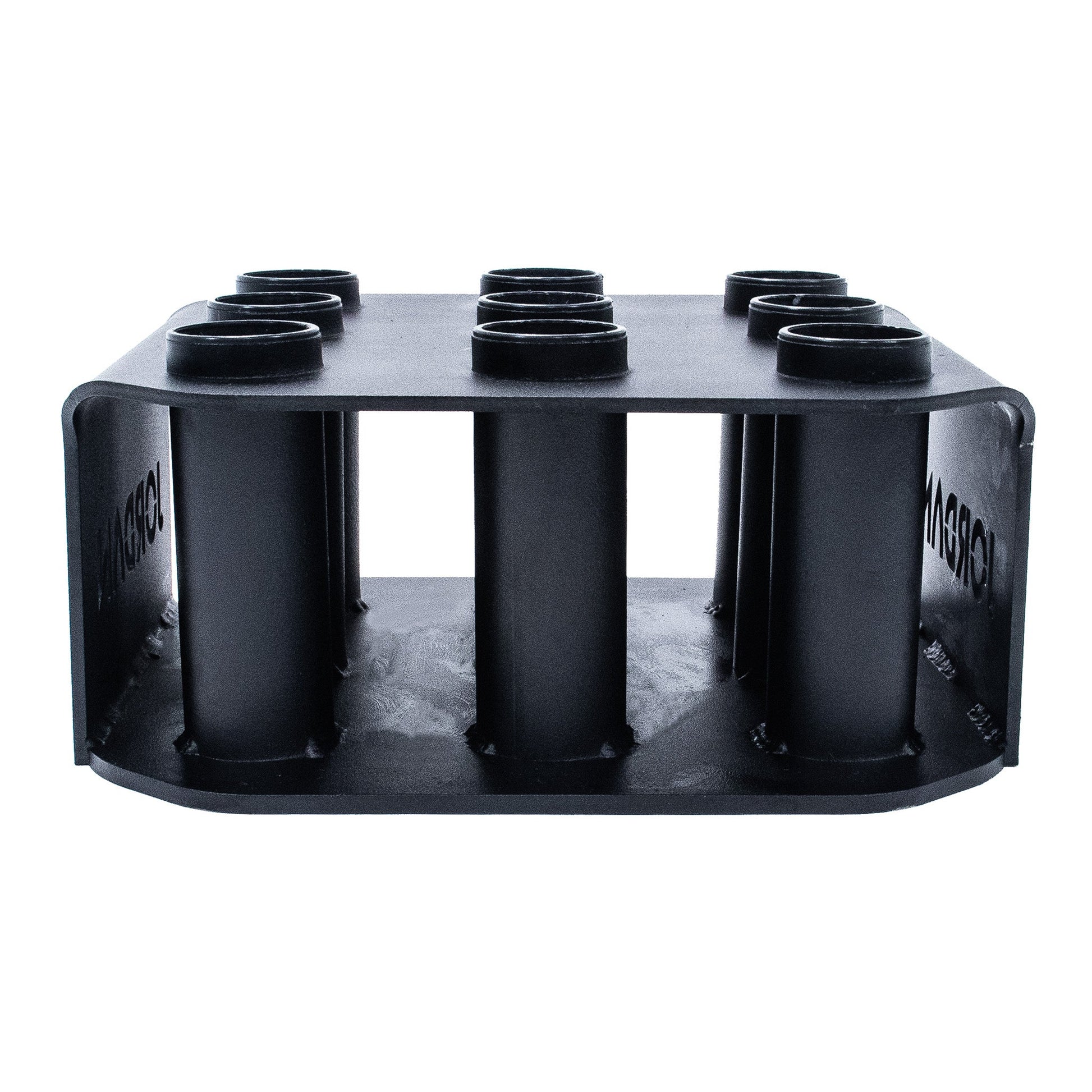 JORDAN Olympic Bar Holder - Holds 9, Grey - alternate angle